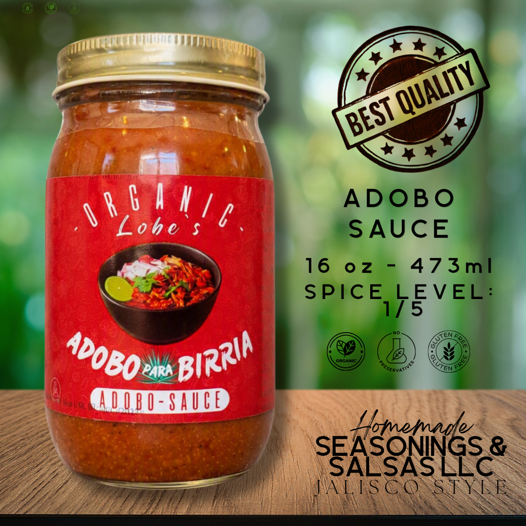 ADOBO PARA BIRRIA SAUCE ORGANICO 16 oz
