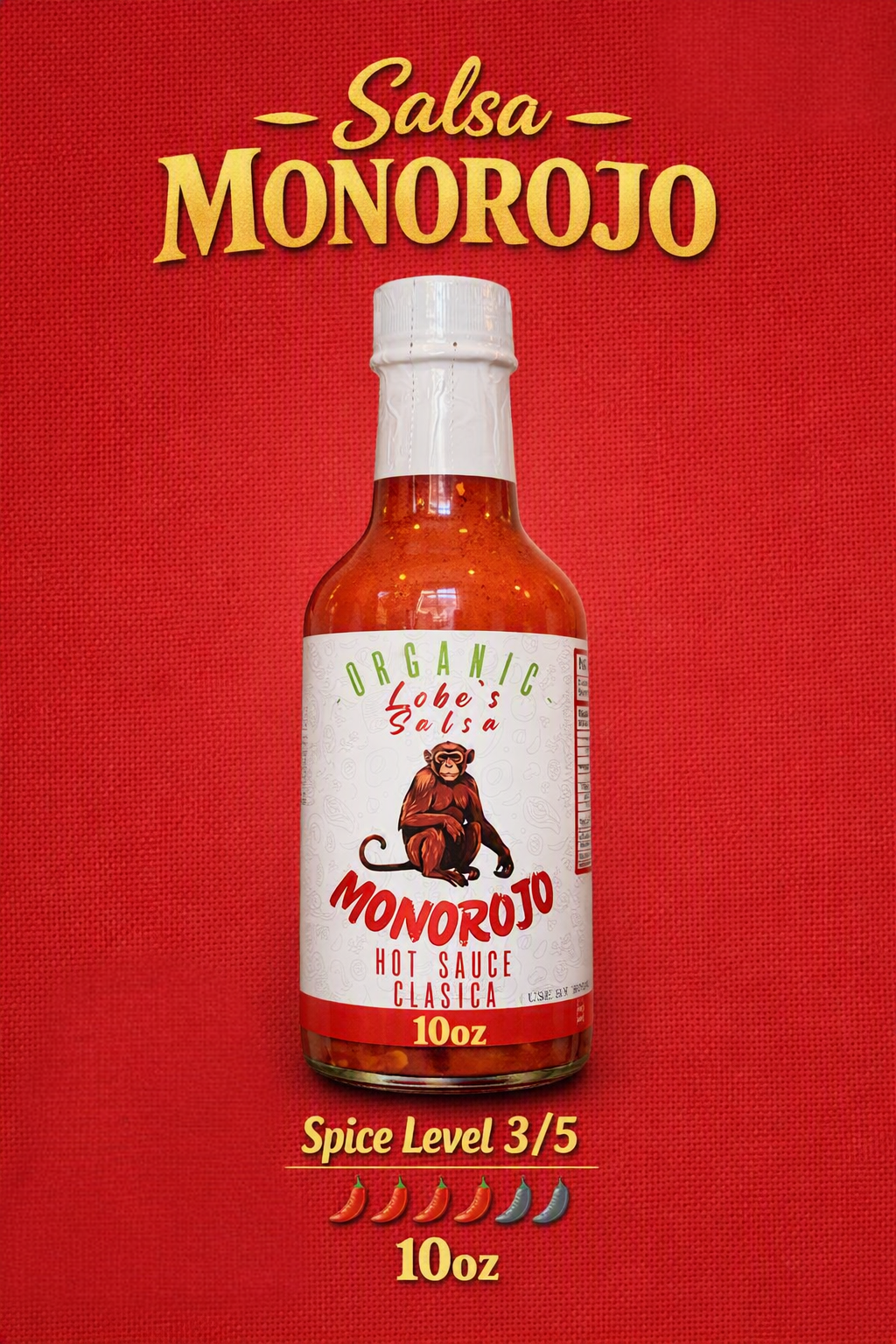 MONOROJO HOT SAUCE 10oz